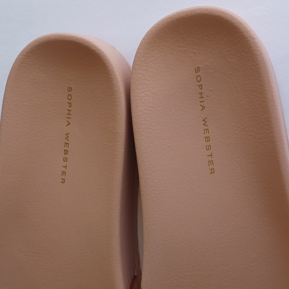 Sophia Webster Dina Gem Embellished Slip On Slide Sandals SZ 8 NWOT - Picture 6 of 16